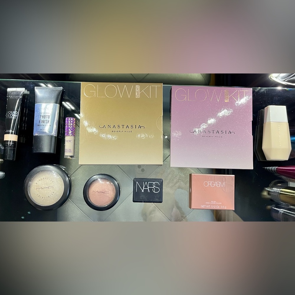 **Highlighter/Blush Bundle** Anastasia, Smash Box, M.A.C., Tarte, Fenty, Nars